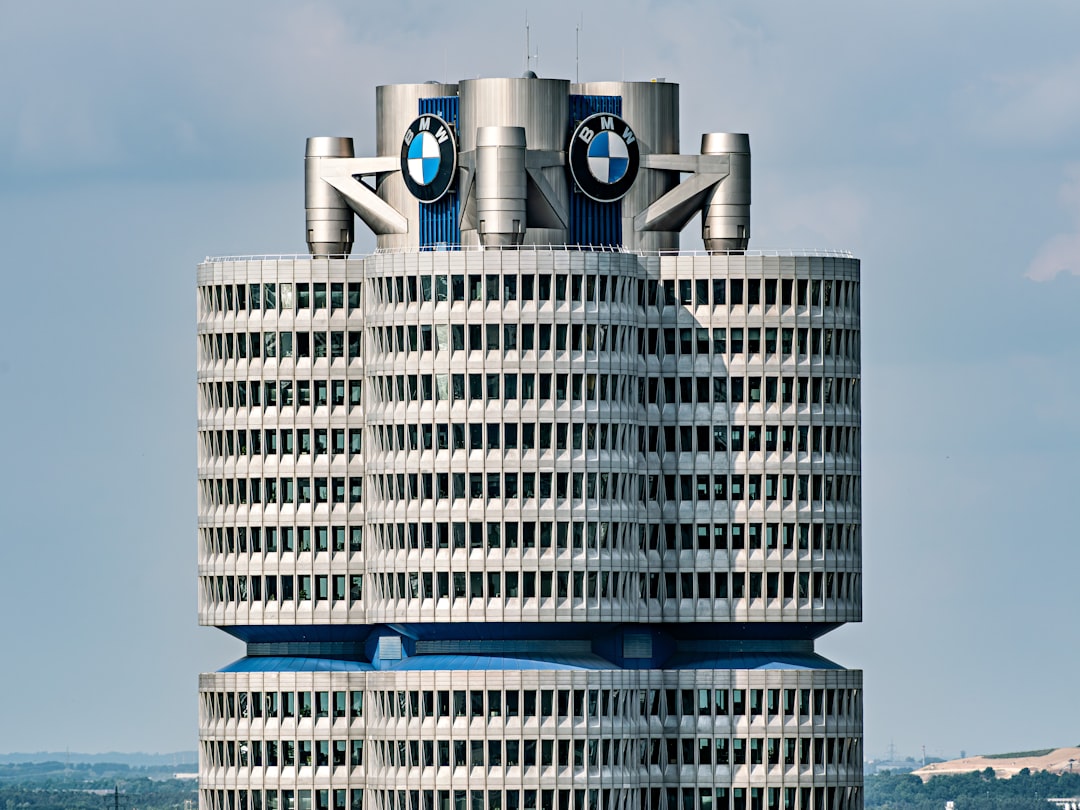 The iconic BMW headquarters building in munich